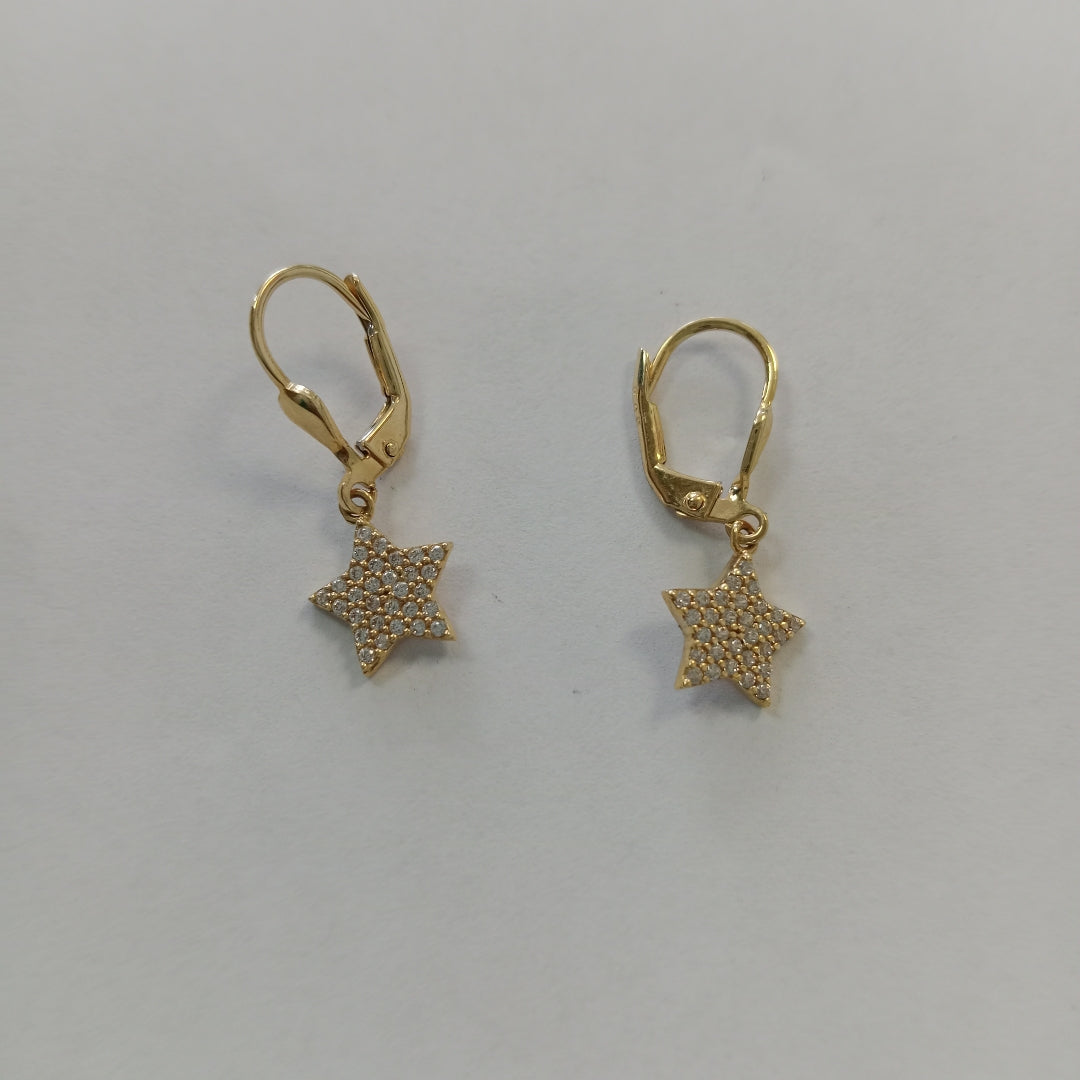 BROQUELES ORO 14K 1.9 (NUEVO)