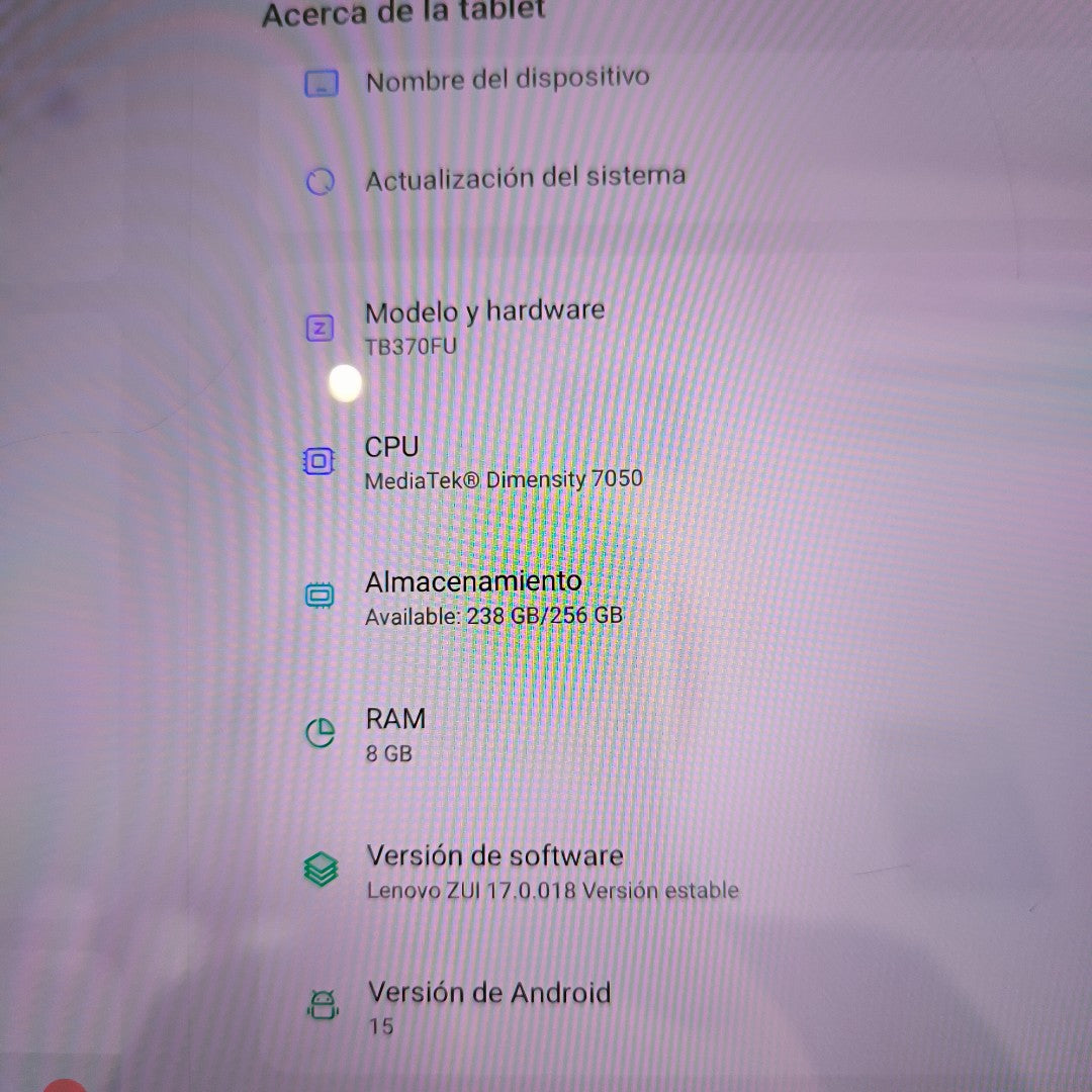 TABLETA LENOVO TAB P12 TB370FU (2023) 256 GB 8 GB RAM (SEMINUEVO)