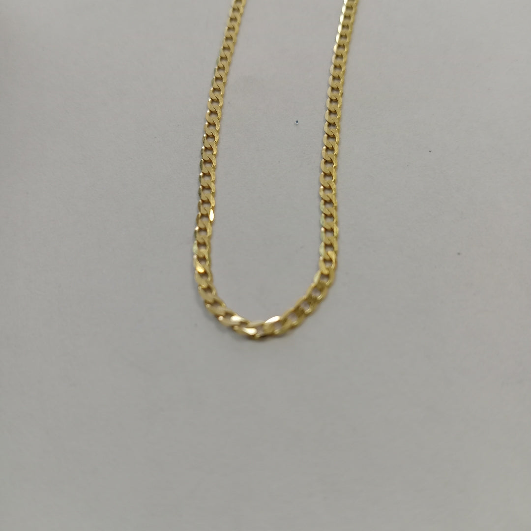 CADENAS BARBADA AMARILLA ORO 14K 3.2 (NUEVO)