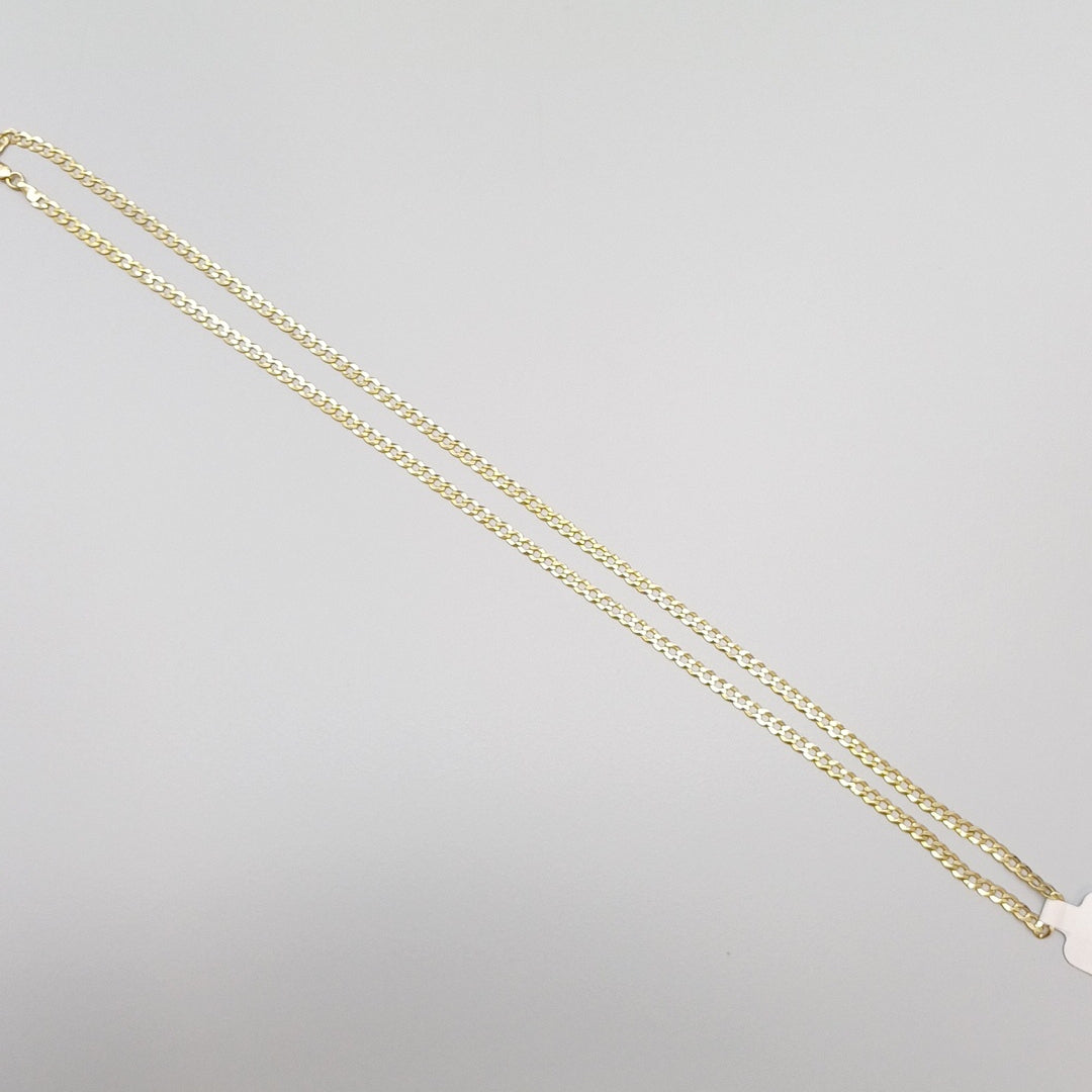 CADENAS BARBADA AMARILLA ORO 14K 6.9 (NUEVO)