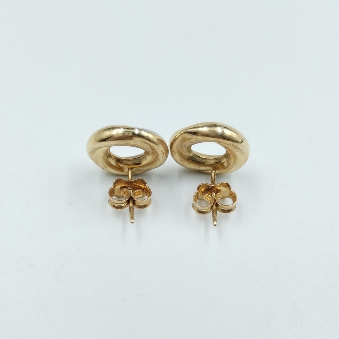 BROQUELES ORO 14K 1.5 (NUEVO)