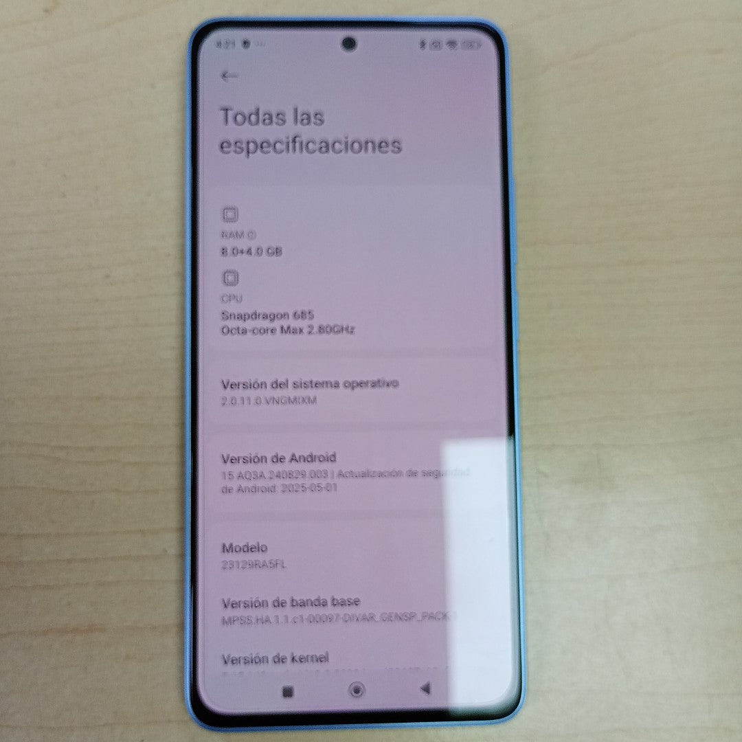 CELULAR XIAOMI REDMI NOTE 13 23129RA5FL (2024) 256 GB 8 GB RAM (SEMINUEVO)