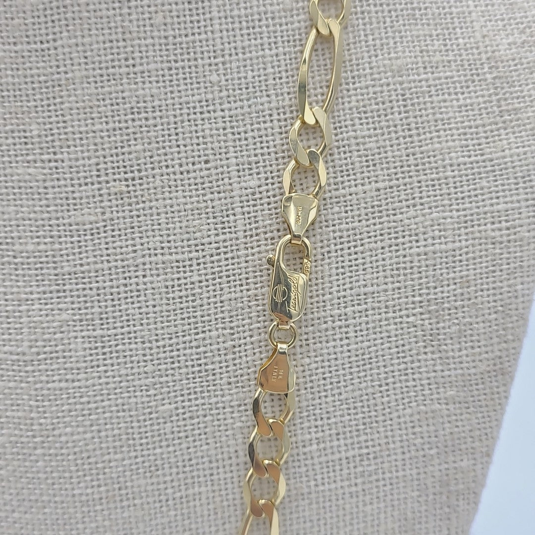 CADENAS CARTIER 3*1 AMARILLA ORO 14K 24.5 (NUEVO)
