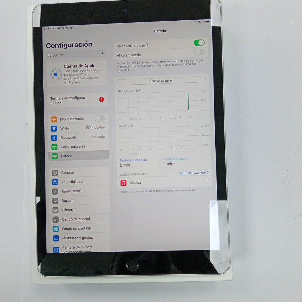TABLETA APPLE IPAD 9 A2604 256 GB 3 GB RAM (SEMINUEVO)