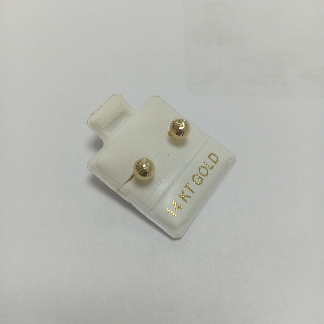 BROQUELES ORO 14K 1 (NUEVO)