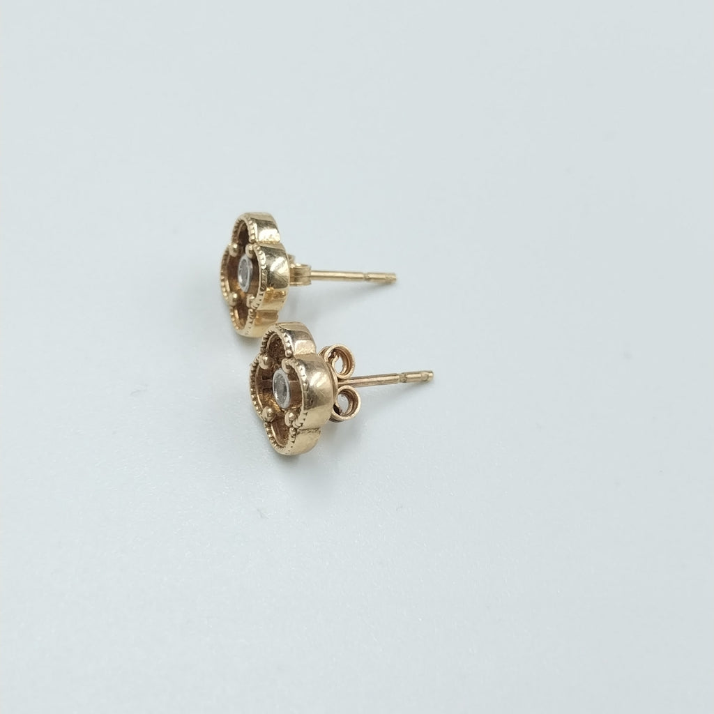 BROQUELES ORO 14K 1.7 (NUEVO)