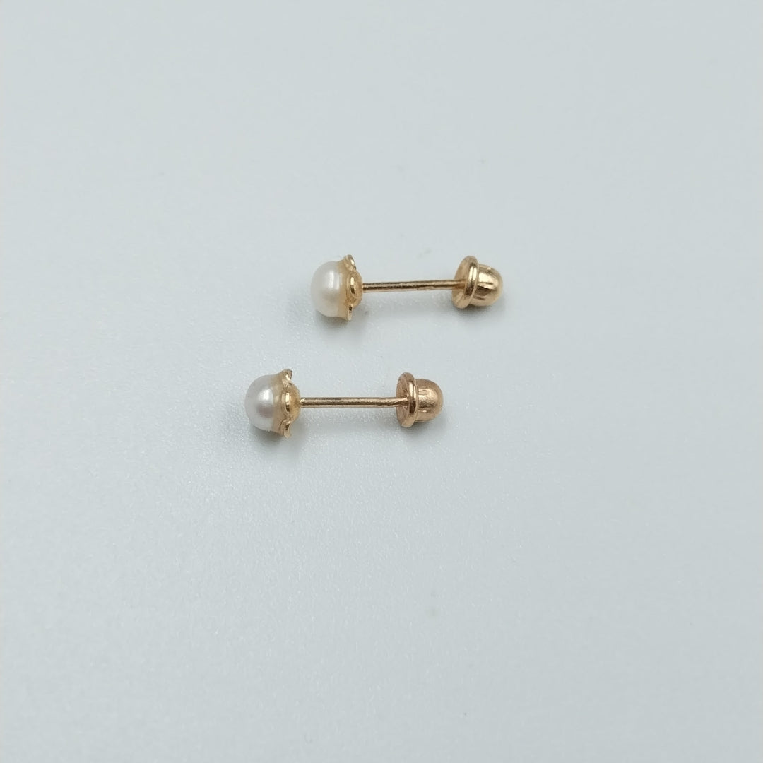 BROQUELES ORO 14K 1 (NUEVO)