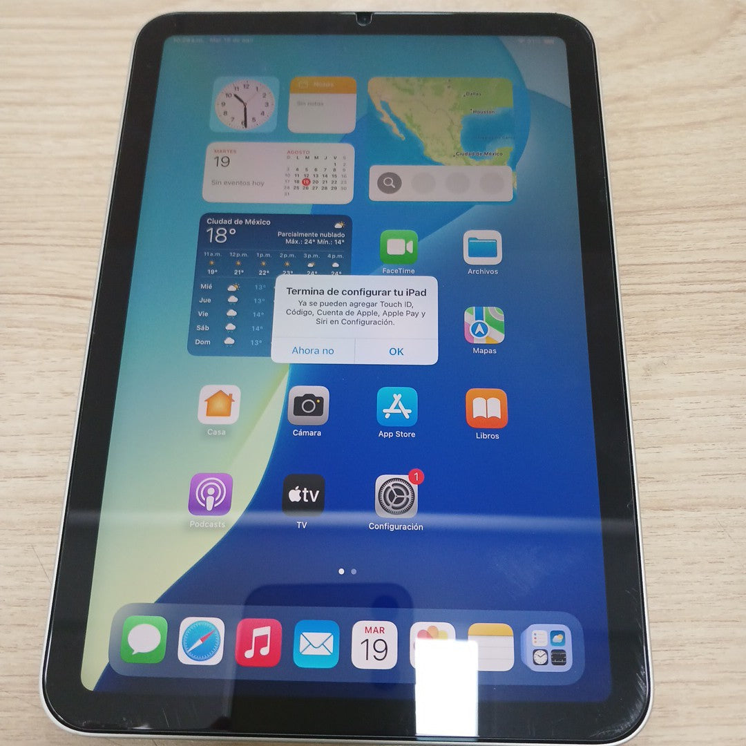 TABLETA APPLE IPAD MINI 6 A2567 256 GB 4 GB RAM (SEMINUEVO)