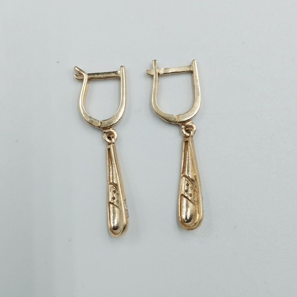 BROQUELES ORO 14K 2.5 (NUEVO)