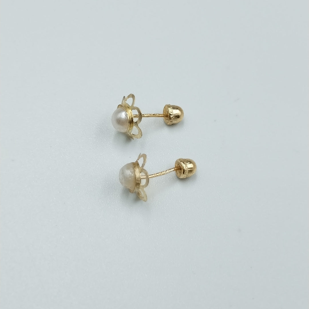 BROQUELES ORO 14K 1 (NUEVO)