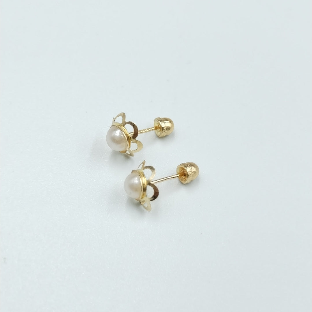 BROQUELES ORO 14K 1 (NUEVO)
