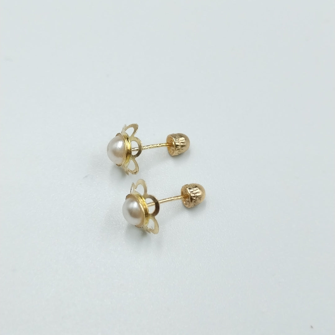 BROQUELES ORO 14K 1 (NUEVO)