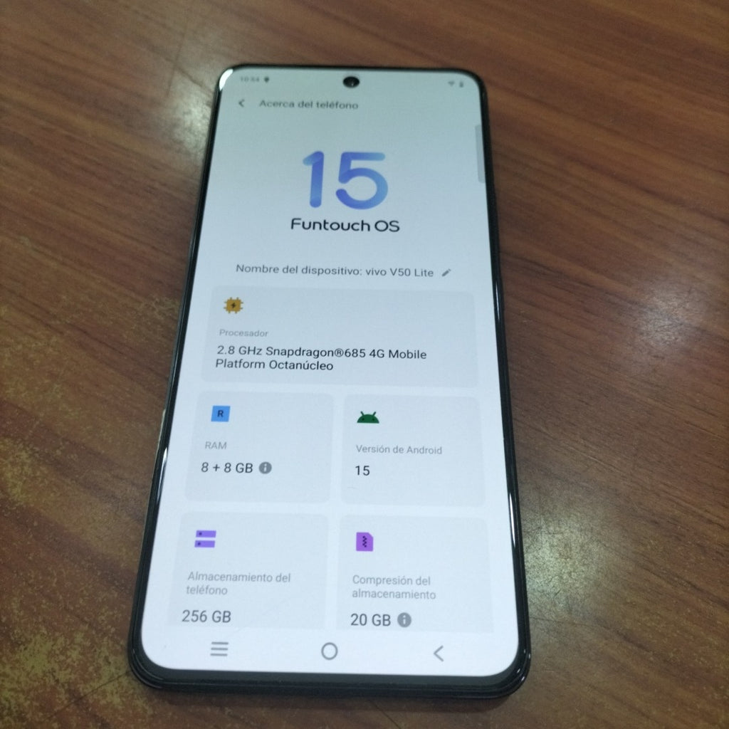 CELULAR VIVO V50 LITE V2441 (2025) 256 GB 8 GB RAM