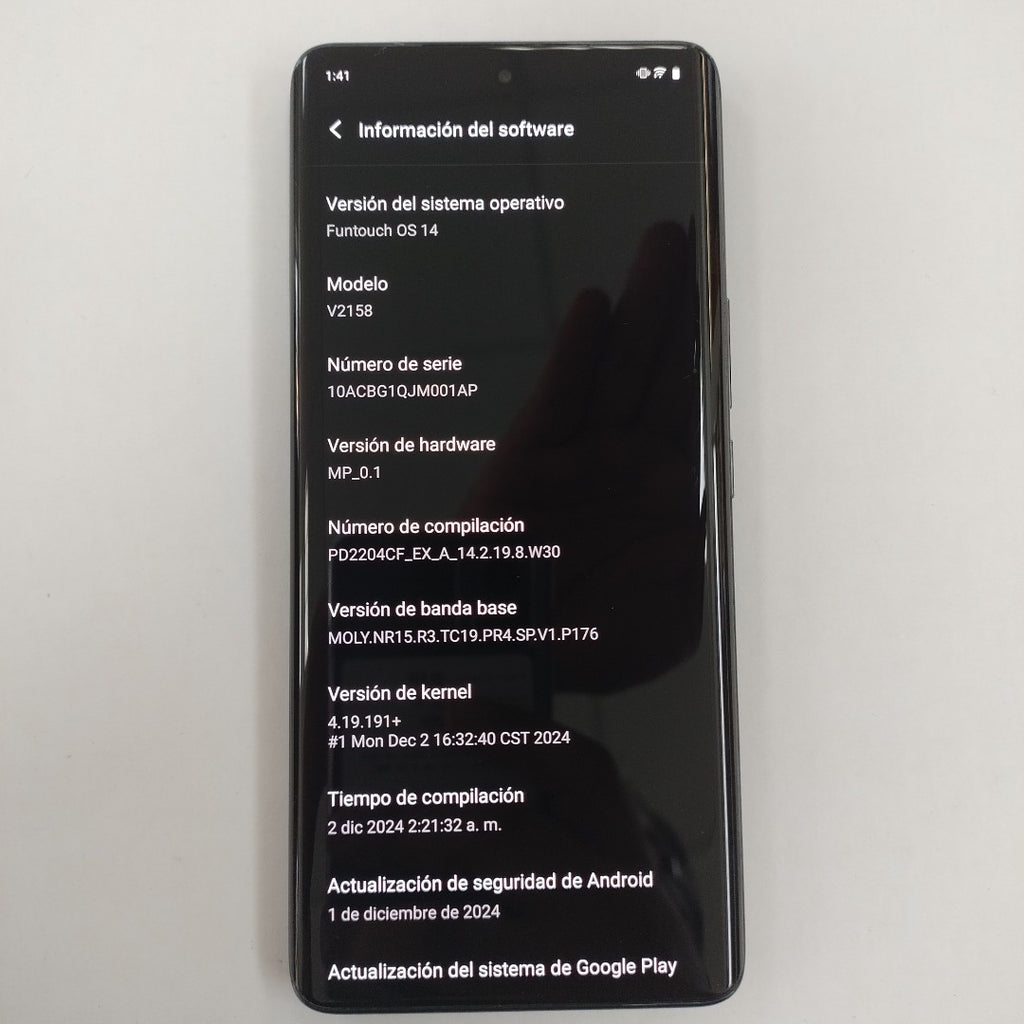 CELULAR VIVO V25 PRO V2158 256 GB 12 GB RAM (SEMINUEVO)