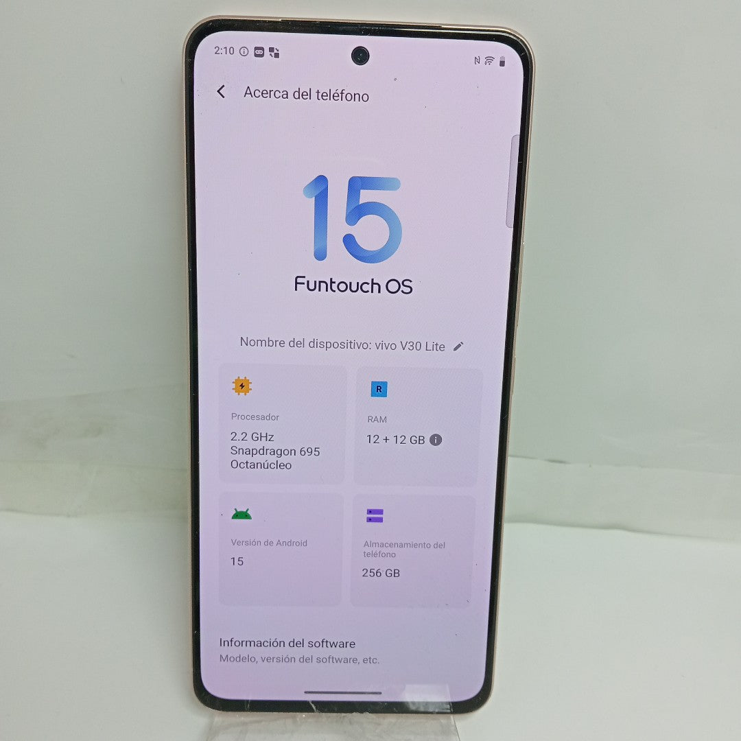 CELULAR VIVO V30 LITE V2314 (2023) 256 GB 12 GB RAM (SEMINUEVO)