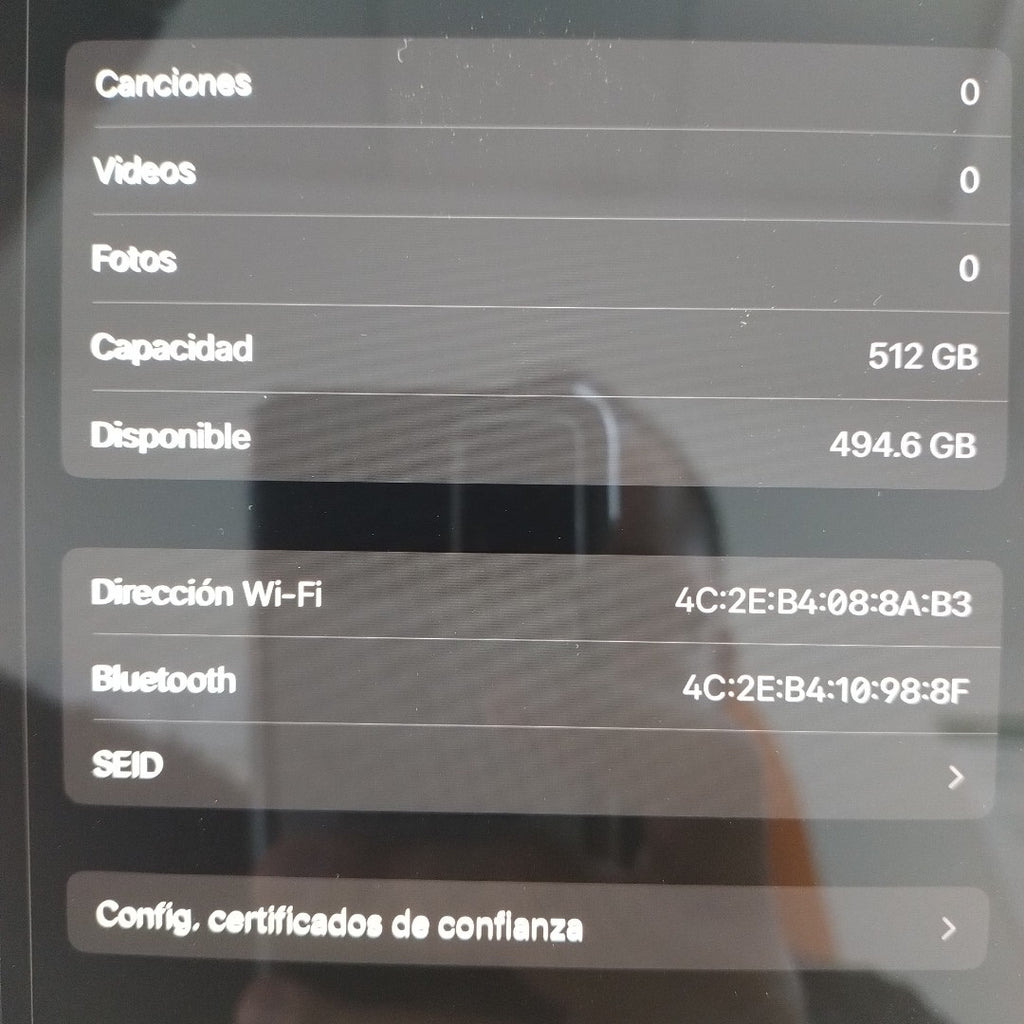 TABLETA APPLE IPAD PRO 4 11" A2759 512 GB 8 GB RAM (SEMINUEVO)