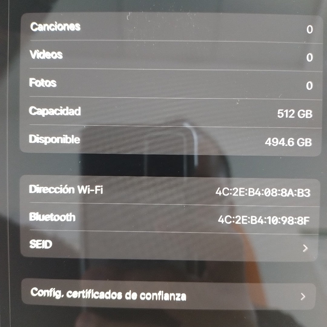 TABLETA APPLE IPAD PRO 4 11" A2759 512 GB 8 GB RAM (SEMINUEVO)