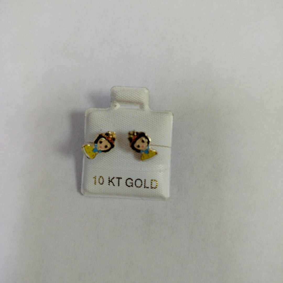 BROQUELES ORO 10K 1 (NUEVO)
