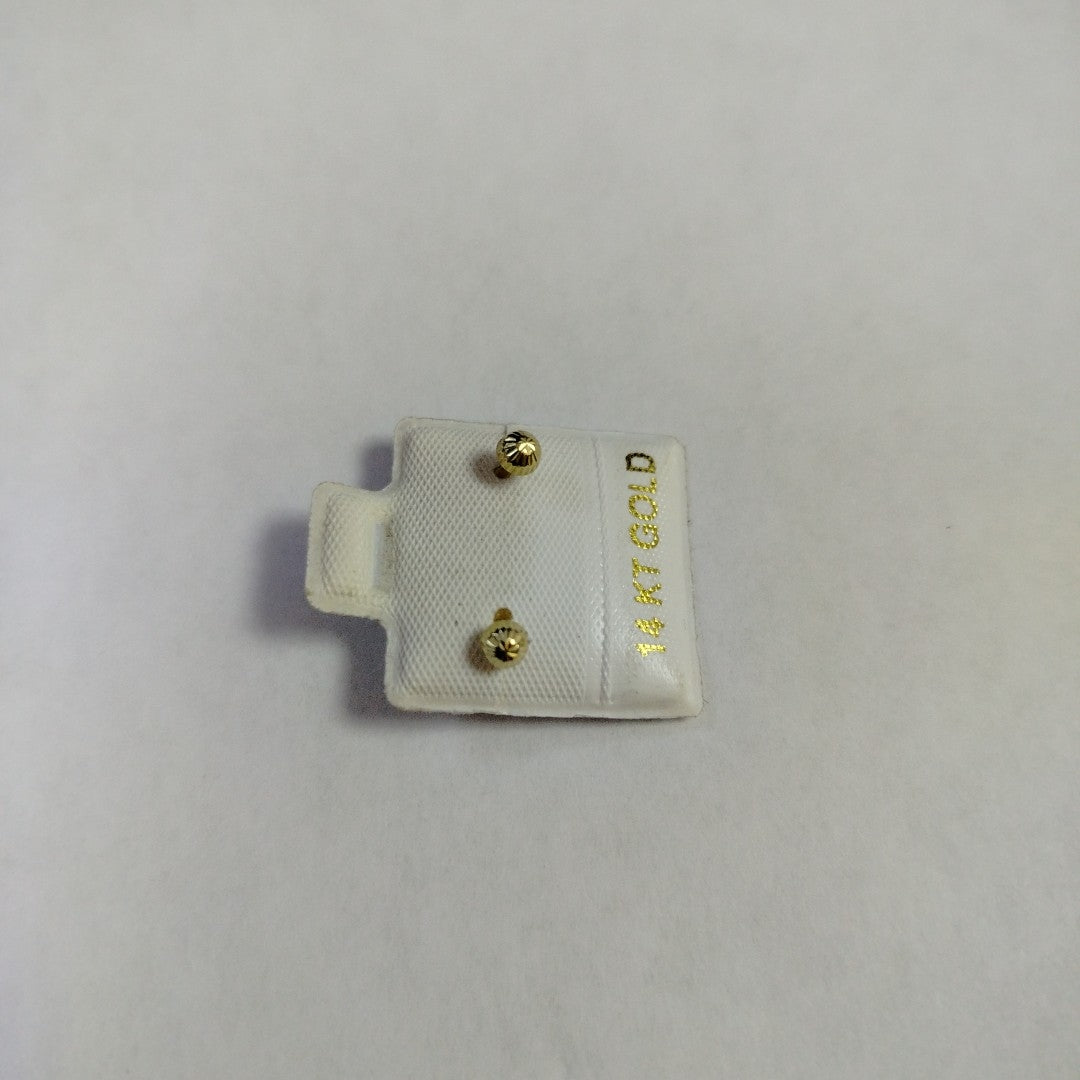 BROQUELES ORO 14K 1 (NUEVO)