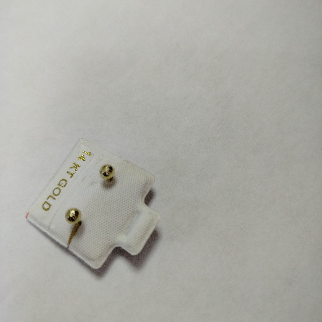 BROQUELES ORO 14K 1 (NUEVO)
