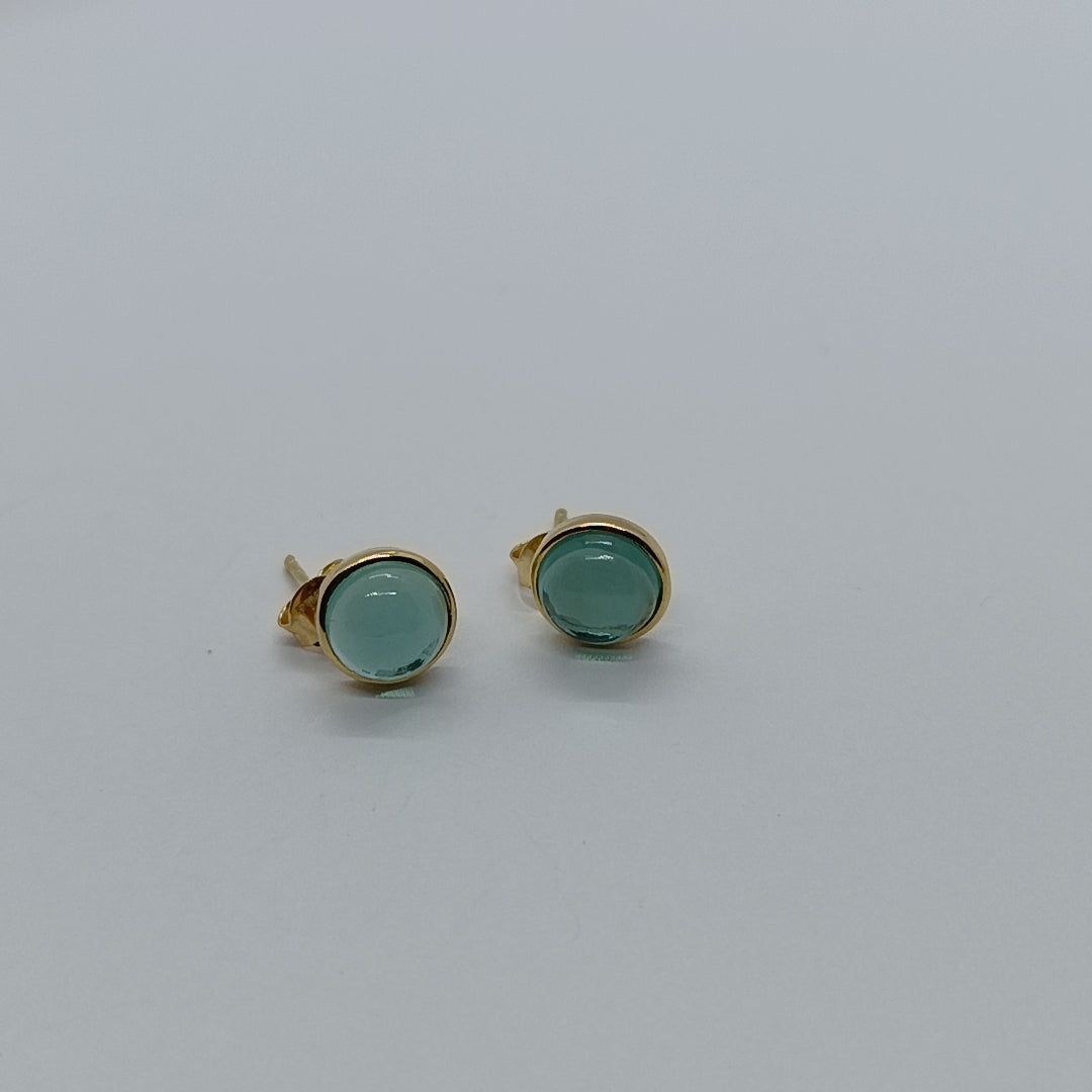 BROQUELES ORO 14K 2.1 (NUEVO)