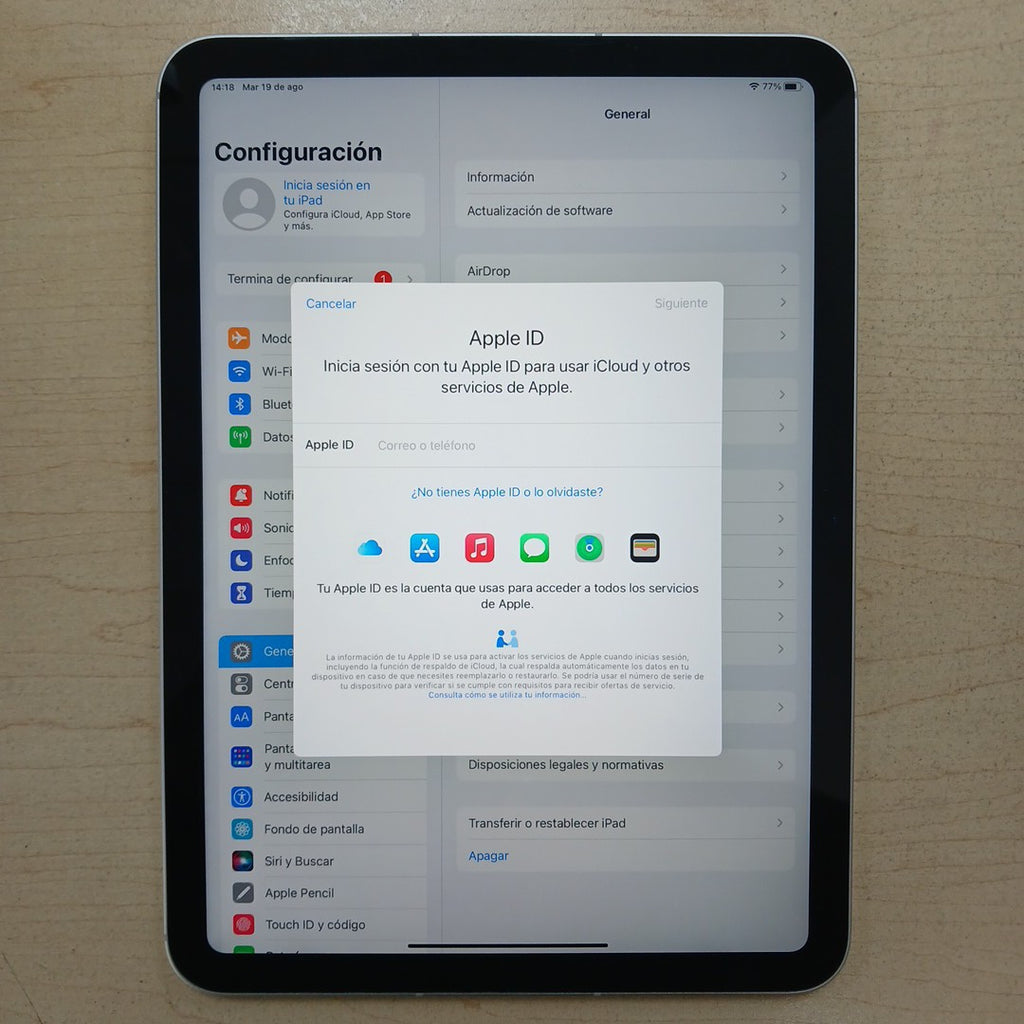 TABLETA APPLE IPAD 10 A2757 64 GB 4 GB RAM (SEMINUEVO)