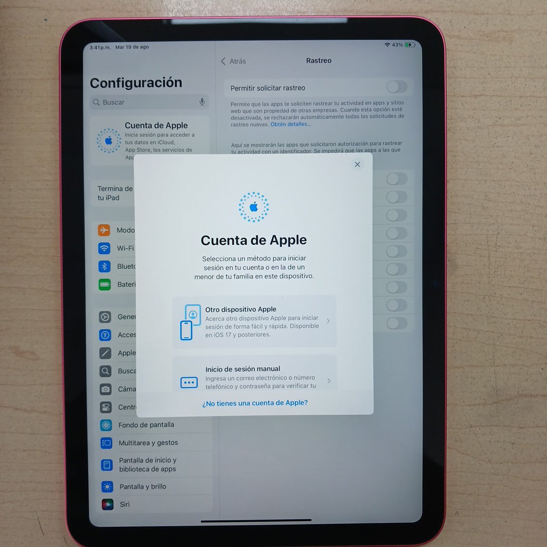 TABLETA APPLE IPAD 10 A2696 64 GB 4 GB RAM (SEMINUEVO)