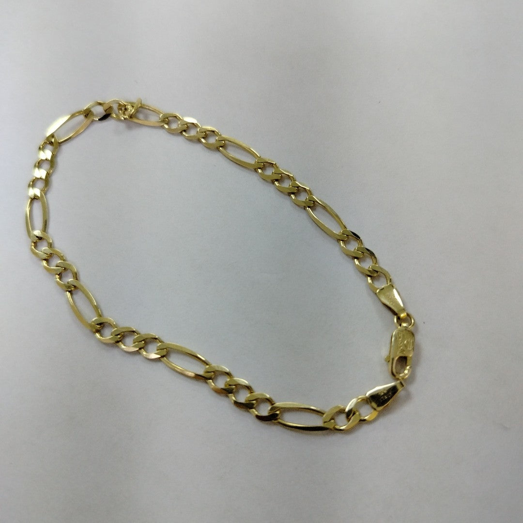 PULSERAS CABALLERO CARTIER 3*1 AMARILLA ORO 14K 4.7 (NUEVO)