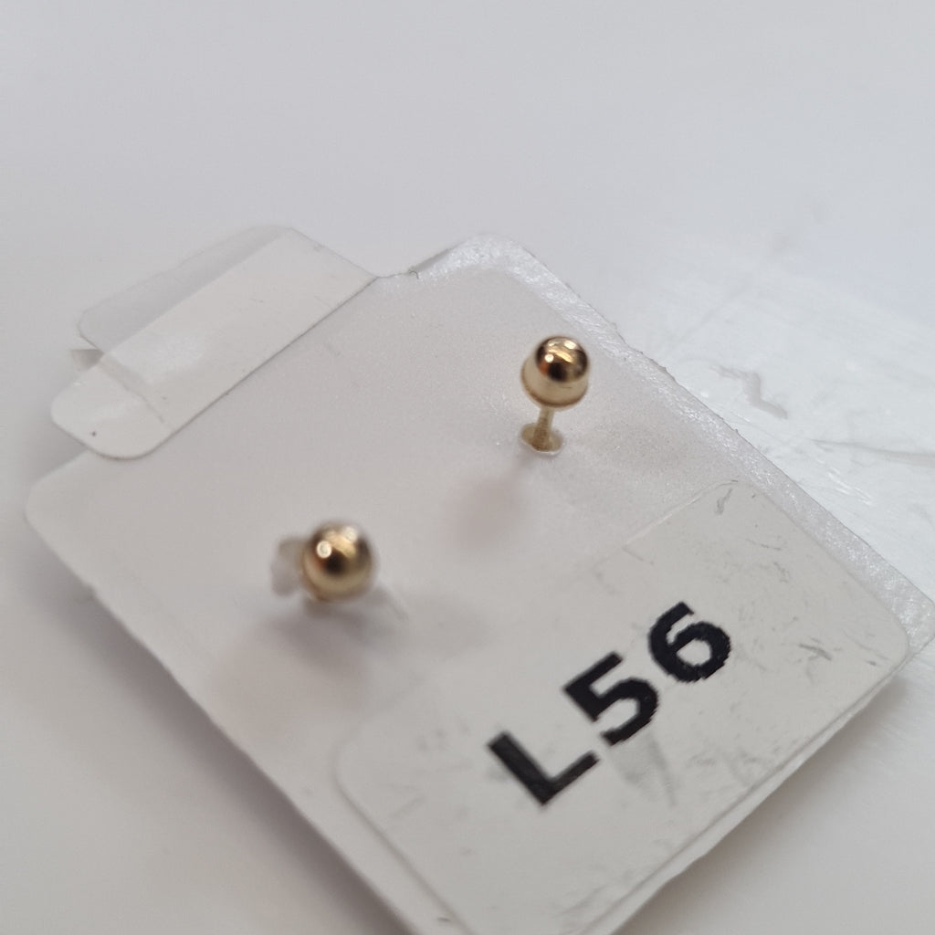 BROQUELES ORO 14K 1 (NUEVO)