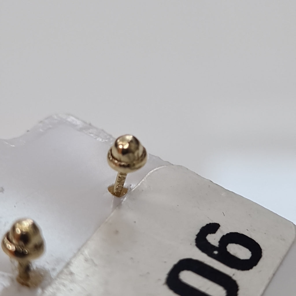 BROQUELES ORO 14K 1 (NUEVO)