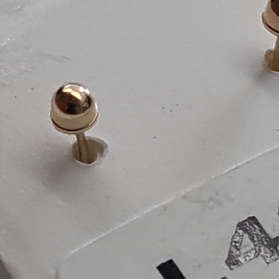 BROQUELES ORO 14K 1 (NUEVO)