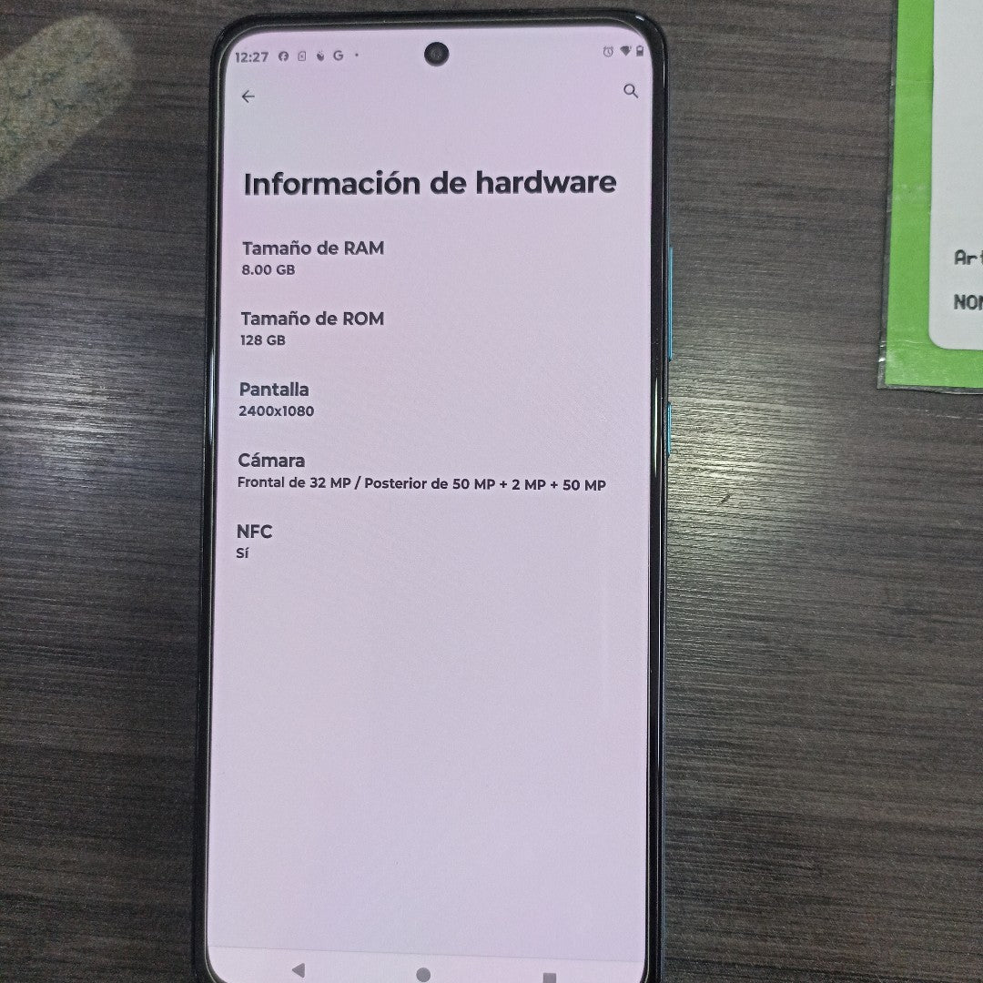 CELULAR MOTOROLA MOTO EDGE 30 XT2203-1 128 GB 8 GB RAM (SEMINUEVO)