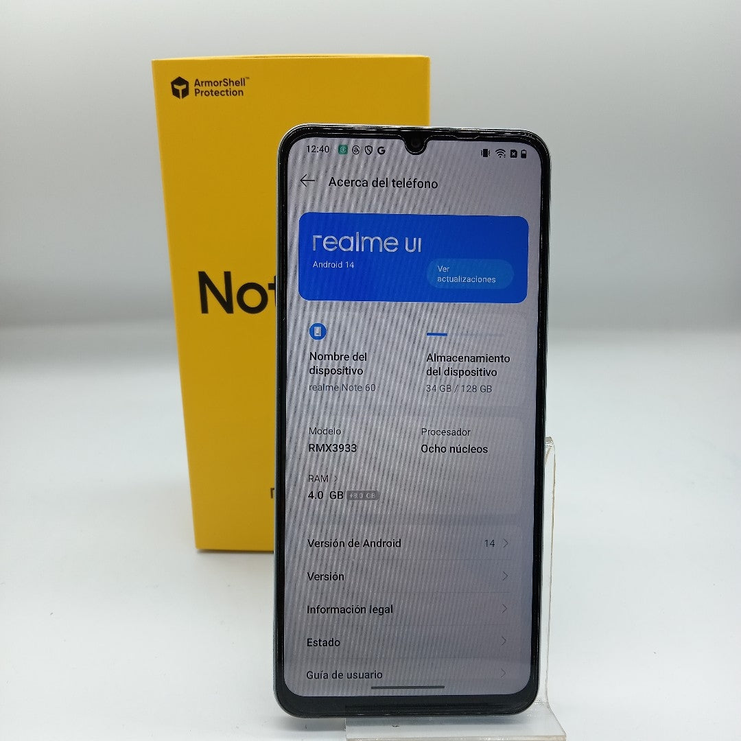 CELULAR REALME REALME NOTE 60-RMX3933(2023) 128 GB 4 GB RAM (SEMINUEVO)