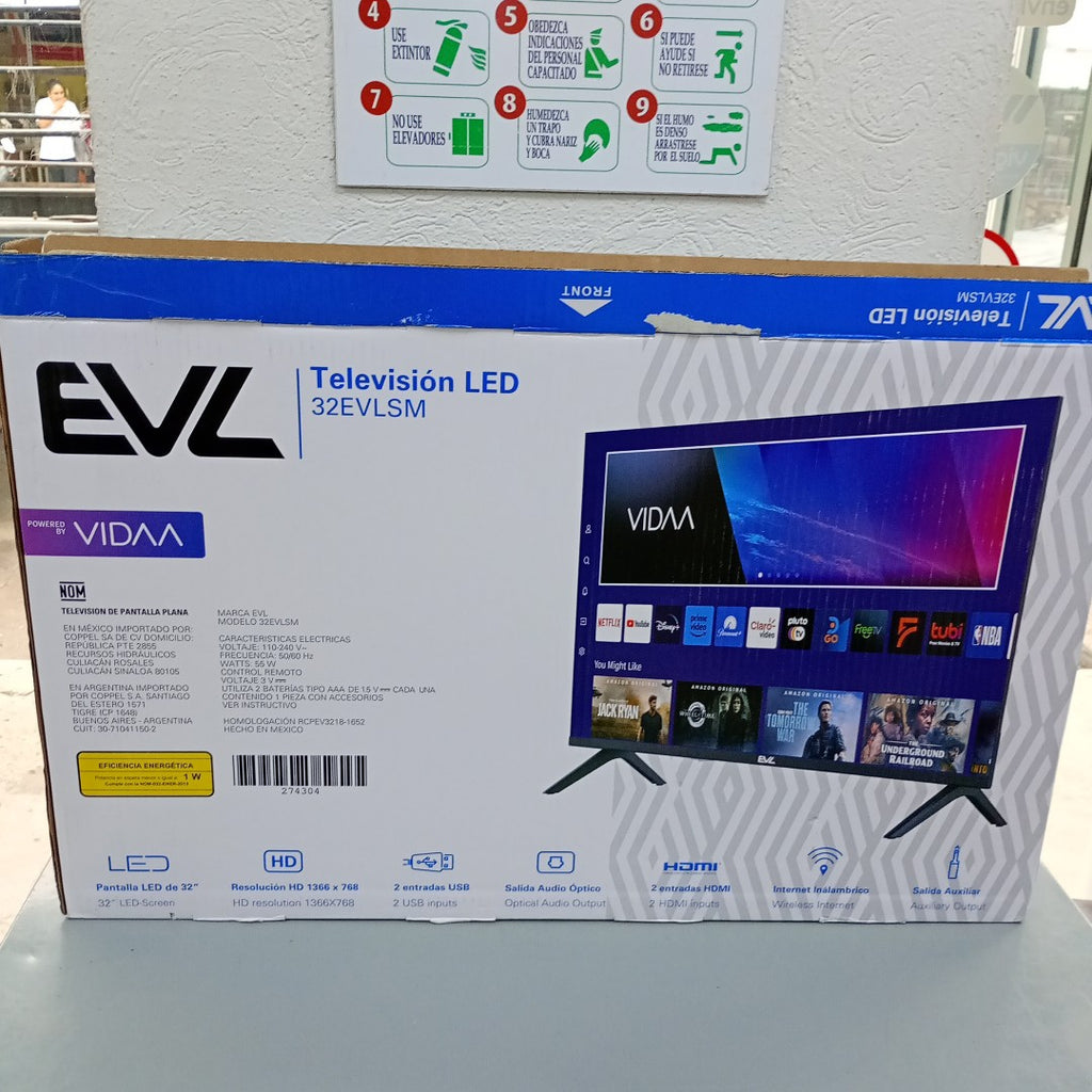 PANTALLA EVL 32EVLSM 32" LED HD (SEMINUEVO)