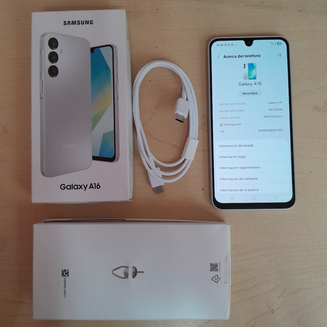 CELULAR SAMSUNG GALAXY A16 SM-A165M (2024) 128 GB 4 GB RAM (SEMINUEVO)