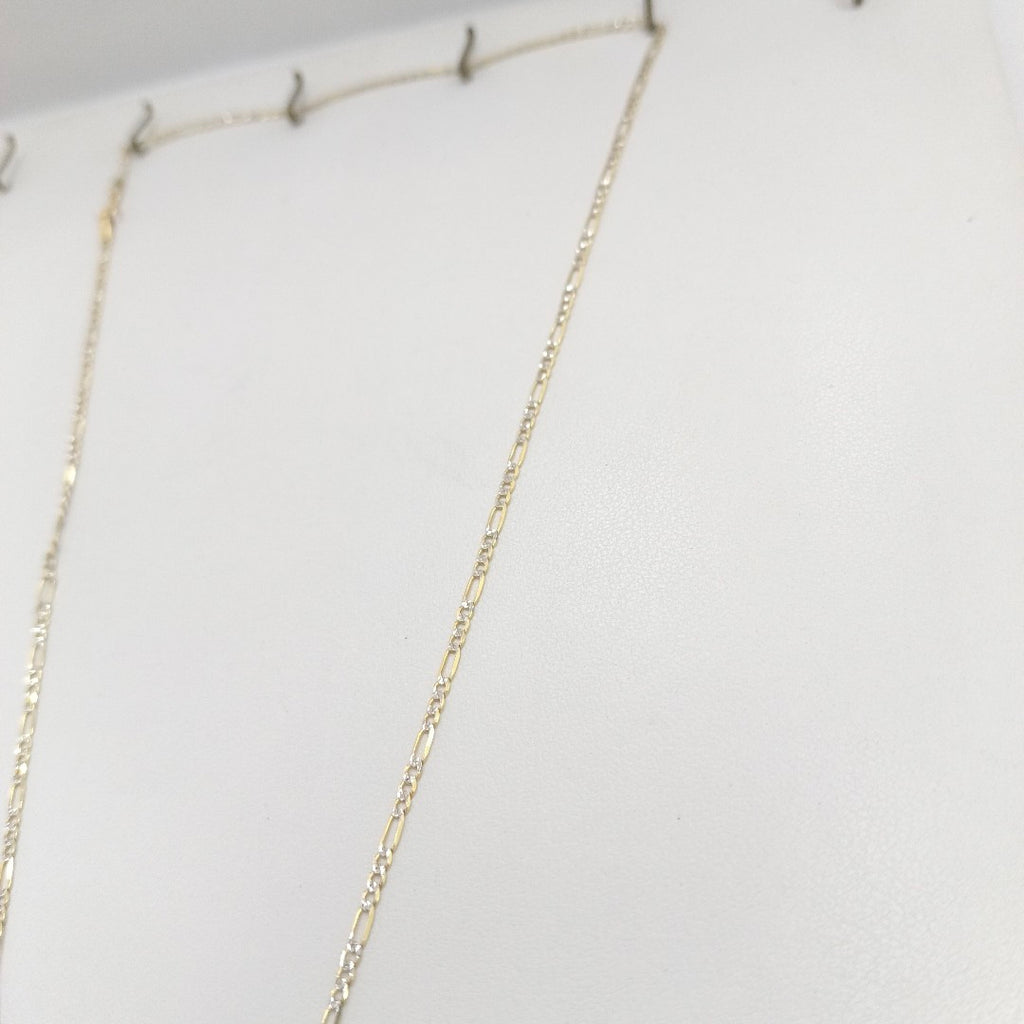 CADENAS CARTIER 3*1 DIAMANTADA ORO 14K 3.3 (NUEVO)