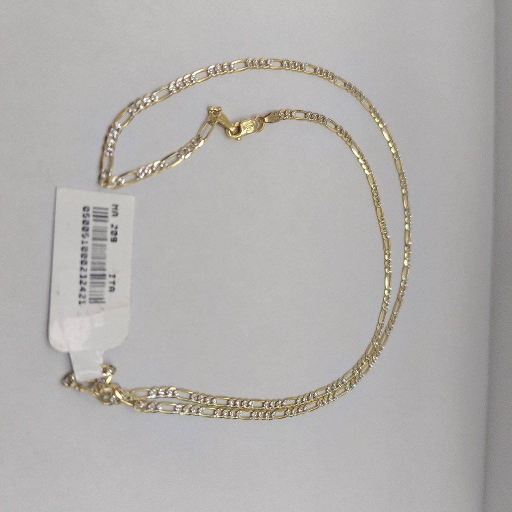 CADENAS CARTIER 3*1 DIAMANTADA ORO 14K 4.7 (NUEVO)