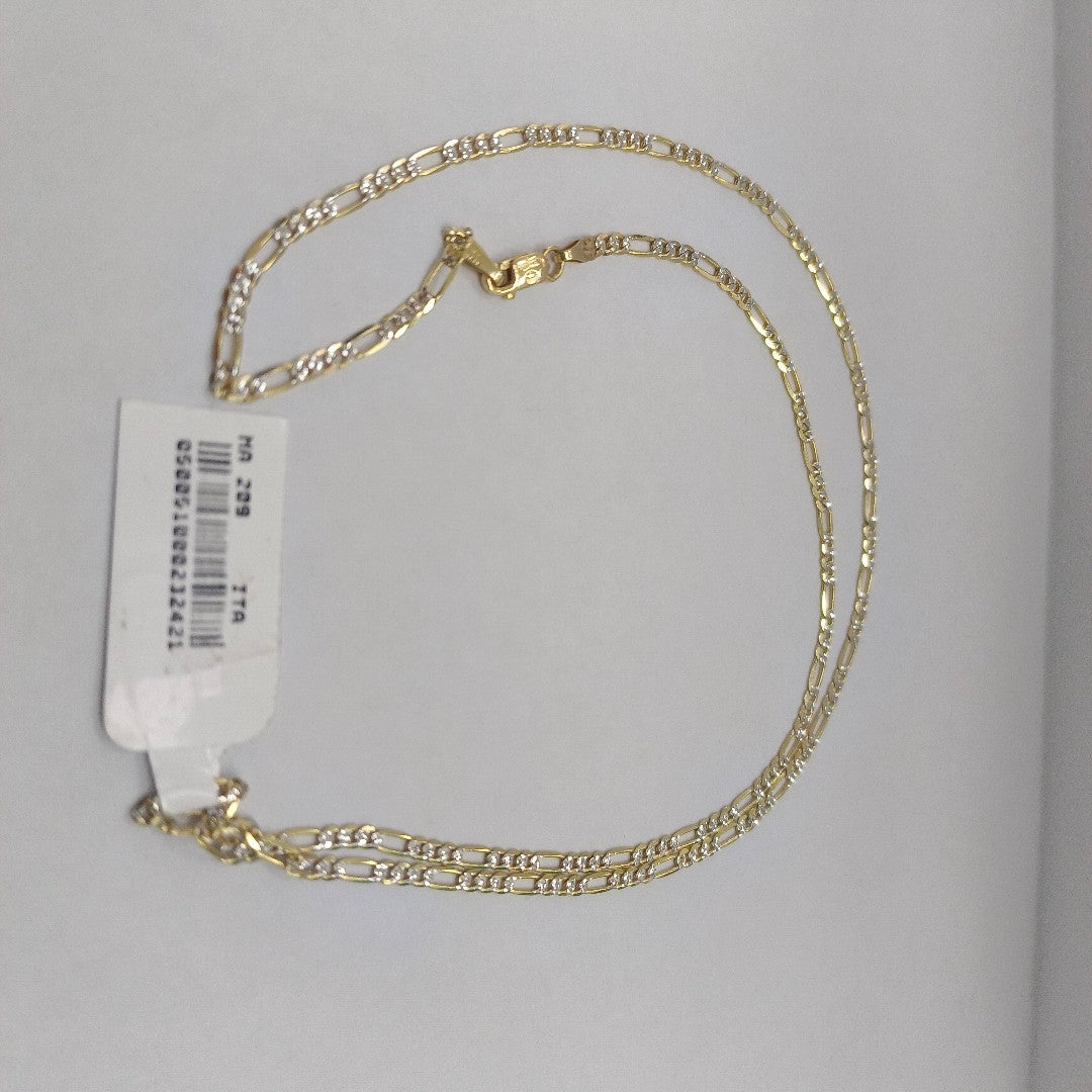 CADENAS CARTIER 3*1 DIAMANTADA ORO 14K 4.7 (NUEVO)