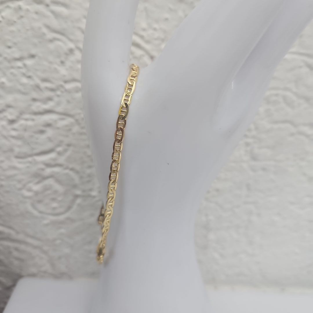 PULSERAS CABALLERO GUCCHI ORO 14K 4.4 (NUEVO)