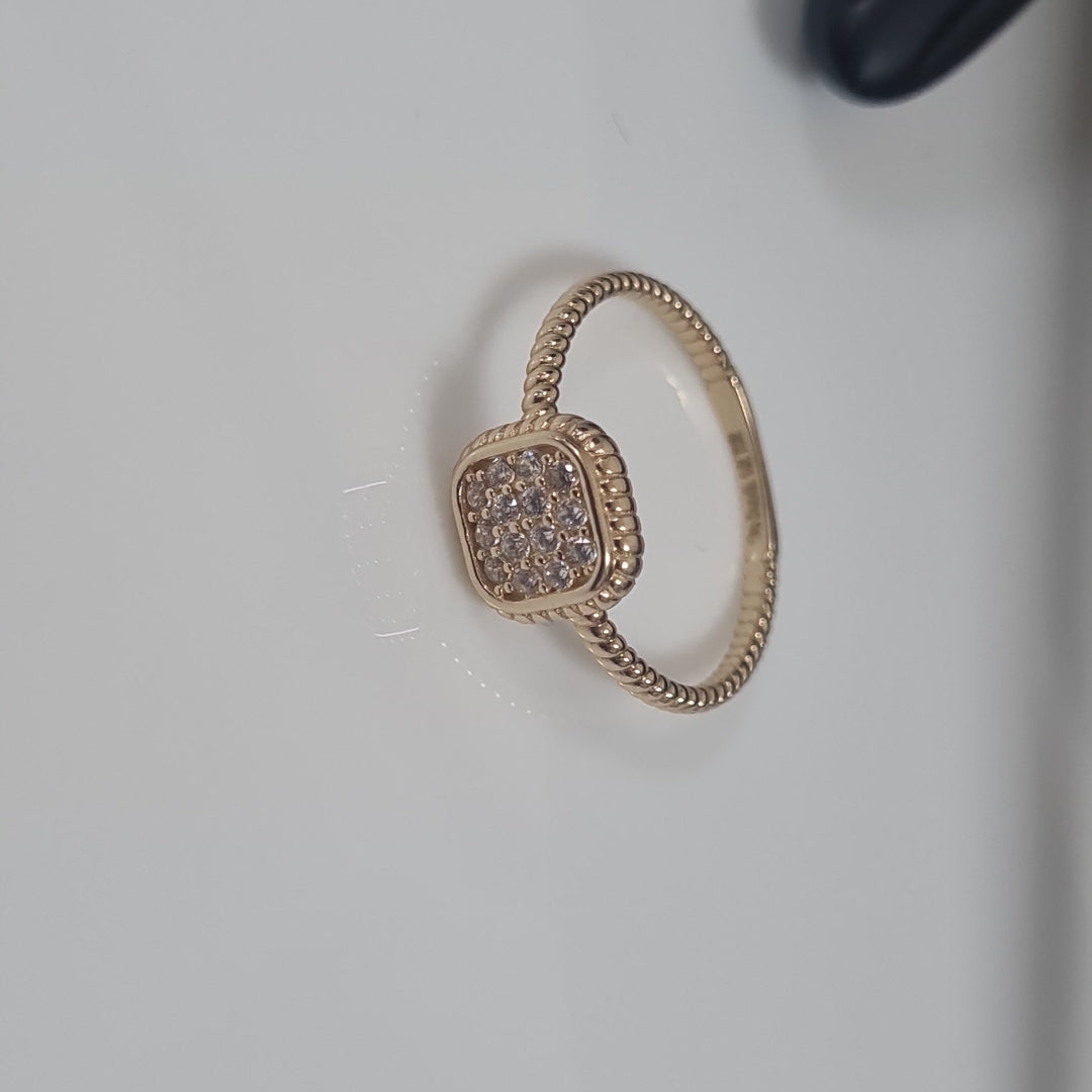 ANILLOS DAMA ORO 14K 2 (NUEVO)