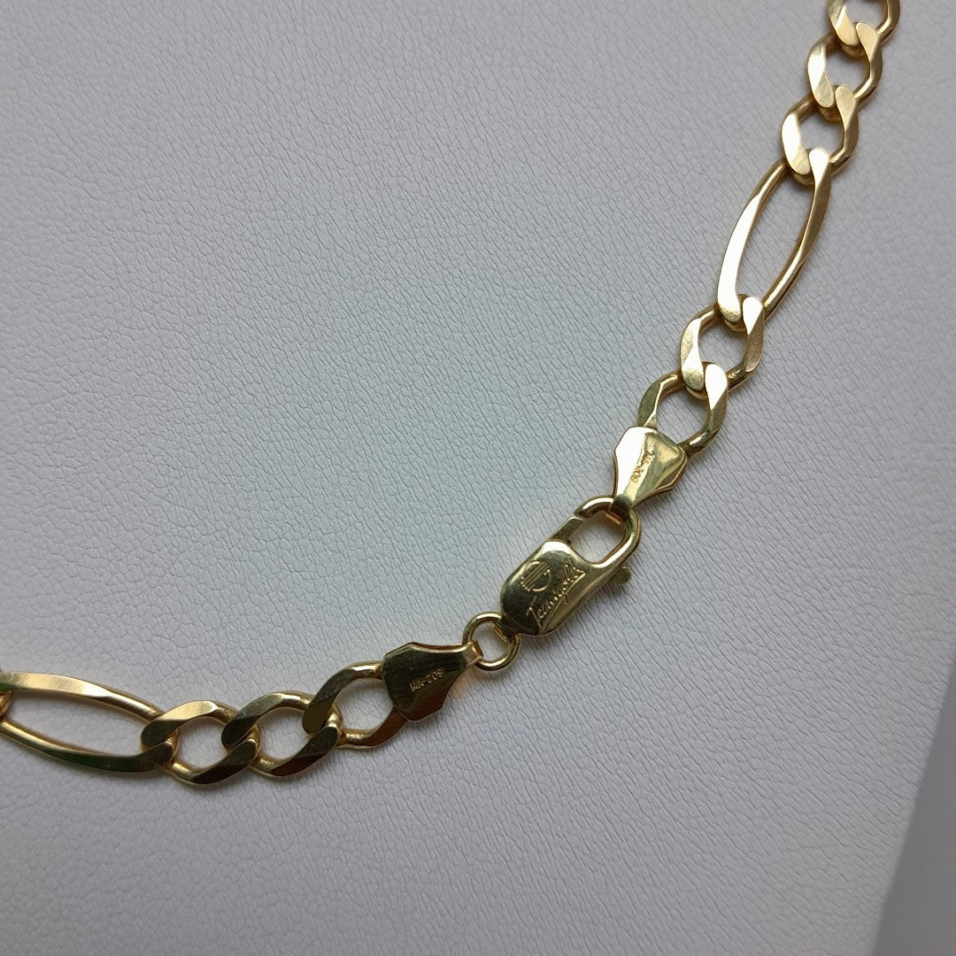 CADENAS CARTIER 3*1 AMARILLA ORO 14K 24.4 (NUEVO)
