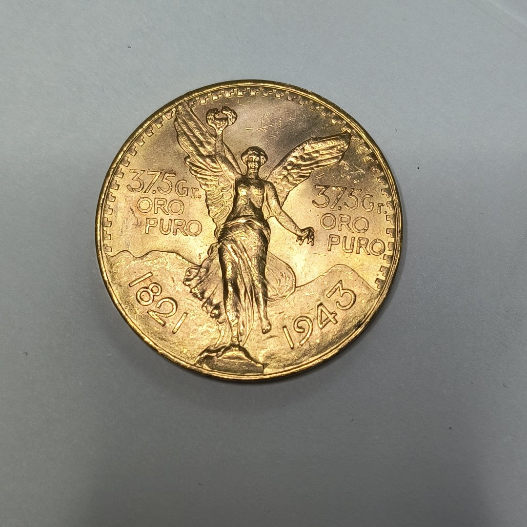 K1 41,60 GRMS - DTO. 0,00 GRMS - 21 K - AVALÚO 76003,20 * IDENTIFICACIÓN  MONEDA NOMINATIVA * MATERIALES  ORO * ESPECI (SEMINUEVO)
