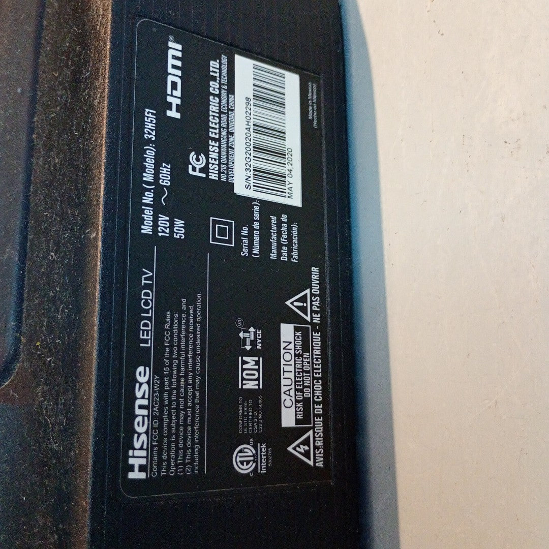 PANTALLA HISENSE 32H5F1 (2020) 32" LED HD (SEMINUEVO)