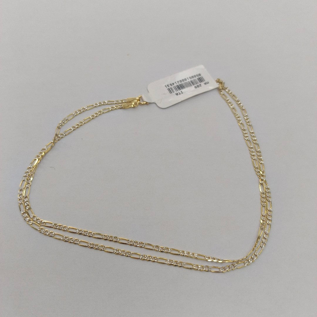 CADENAS CARTIER 3*1 DIAMANTADA ORO 14K 3 (NUEVO)