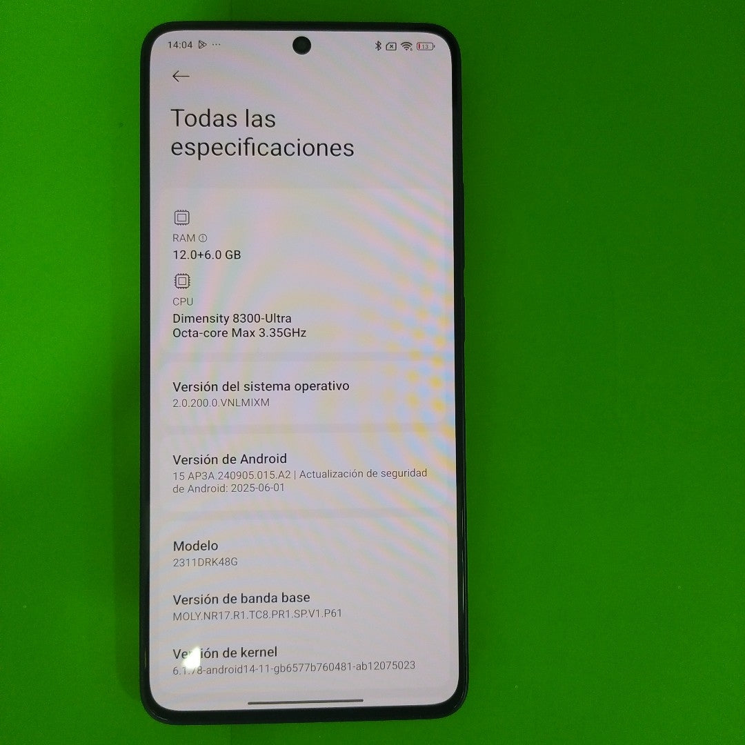 CELULAR XIAOMI POCO X6 PRO 2311DRK48G (2024) 512 GB 12 GB RAM (SEMINUEVO)