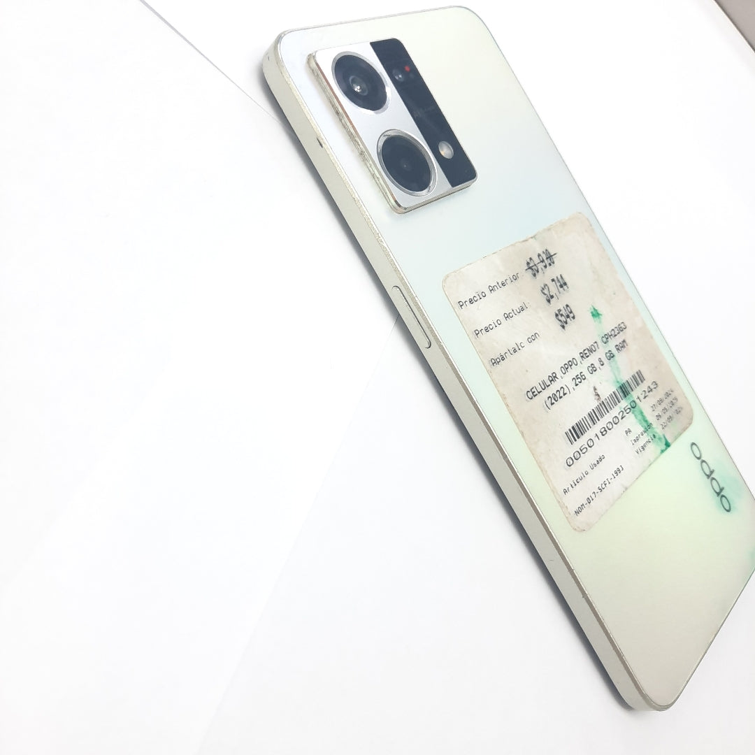 CELULAR OPPO  RENO7 CPH2363 (2022) 256 GB 8 GB RAM (SEMINUEVO)