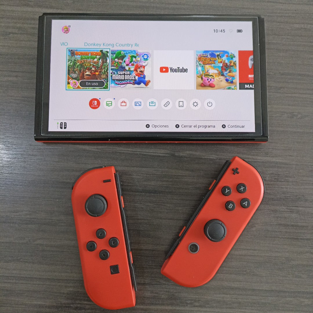 CONSOLA DE VIDEOJUEGO NINTENDO SWITCH OLED 64 GB (SEMINUEVO)