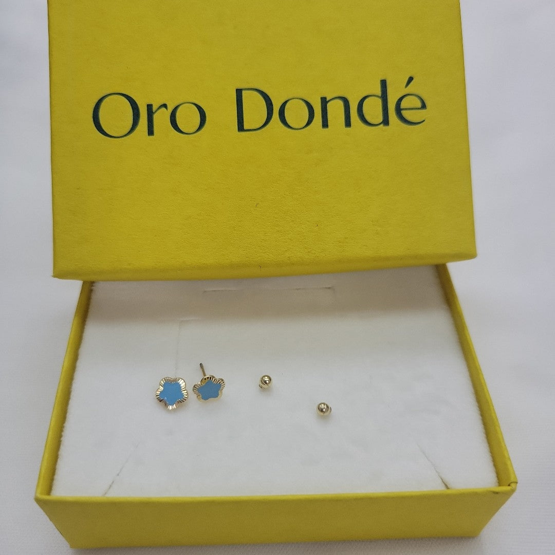 BROQUELES ORO 10K 1 (NUEVO)