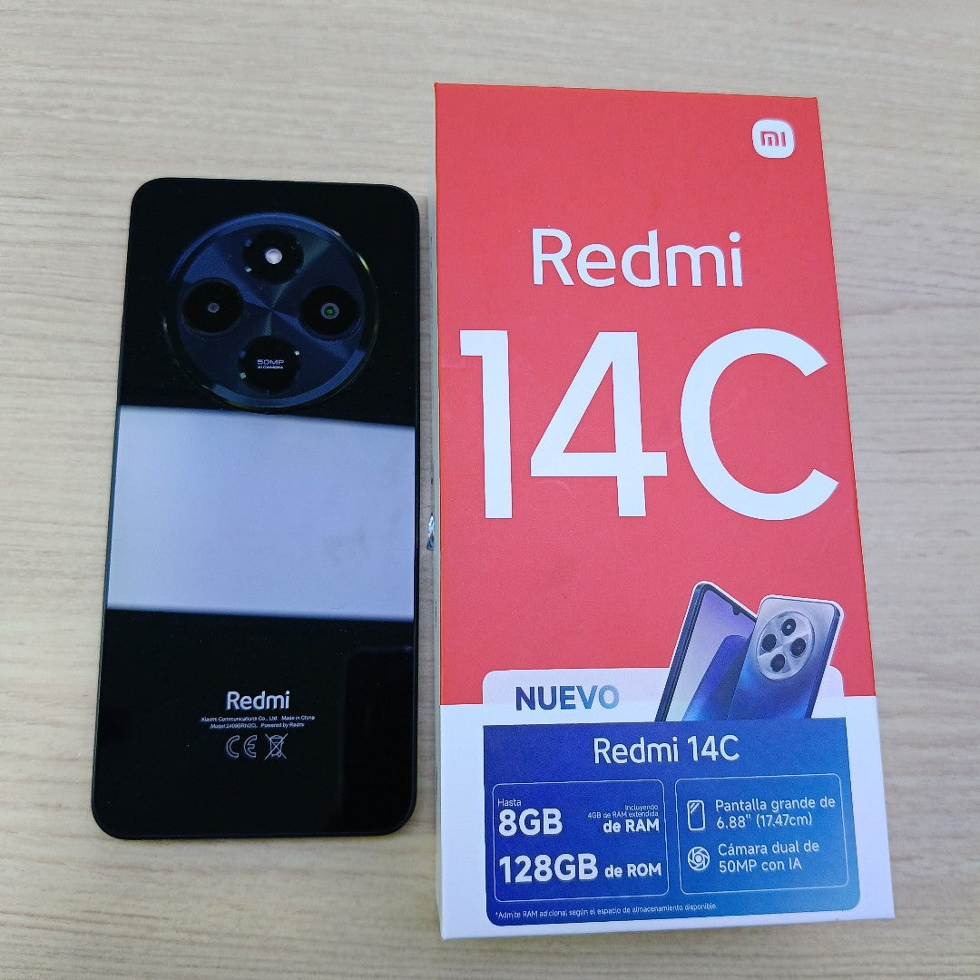 CELULAR XIAOMI REDMI 14C 2409BRN2CL (2024) 128 GB 4 GB RAM (SEMINUEVO)