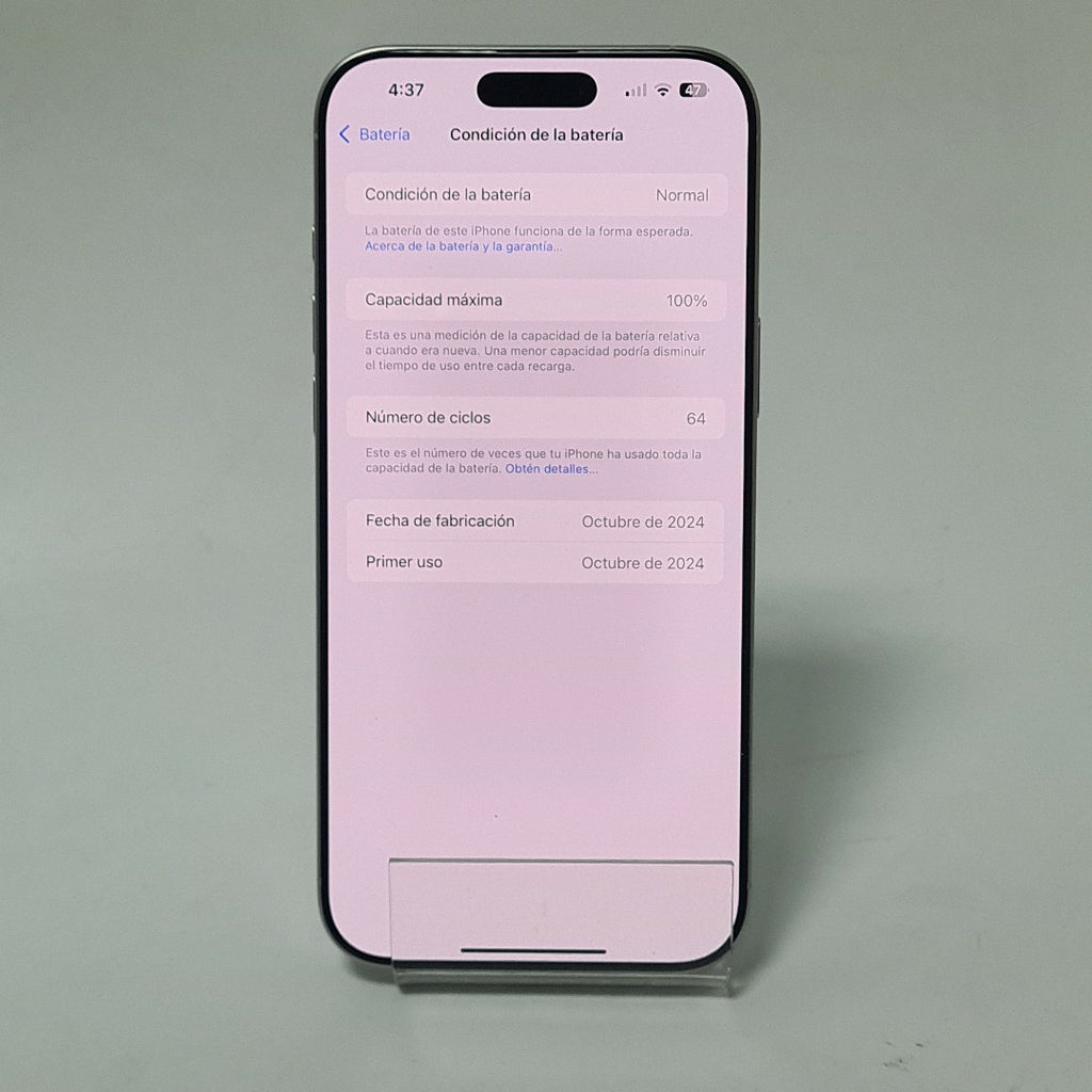 CELULAR APPLE IPHONE 16 PRO MAX A3084 (2024) 256 GB 8 GB RAM (SEMINUEVO)